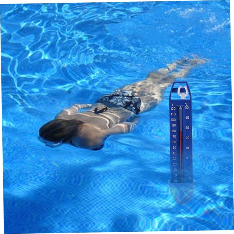 woobles Pool Thermometer, Water Thermometers with String, Shatter Resistant Water Temperature Tester for Swimming Pools, Spas, Hot Tubs & Ponds(Size L) - Image 3
